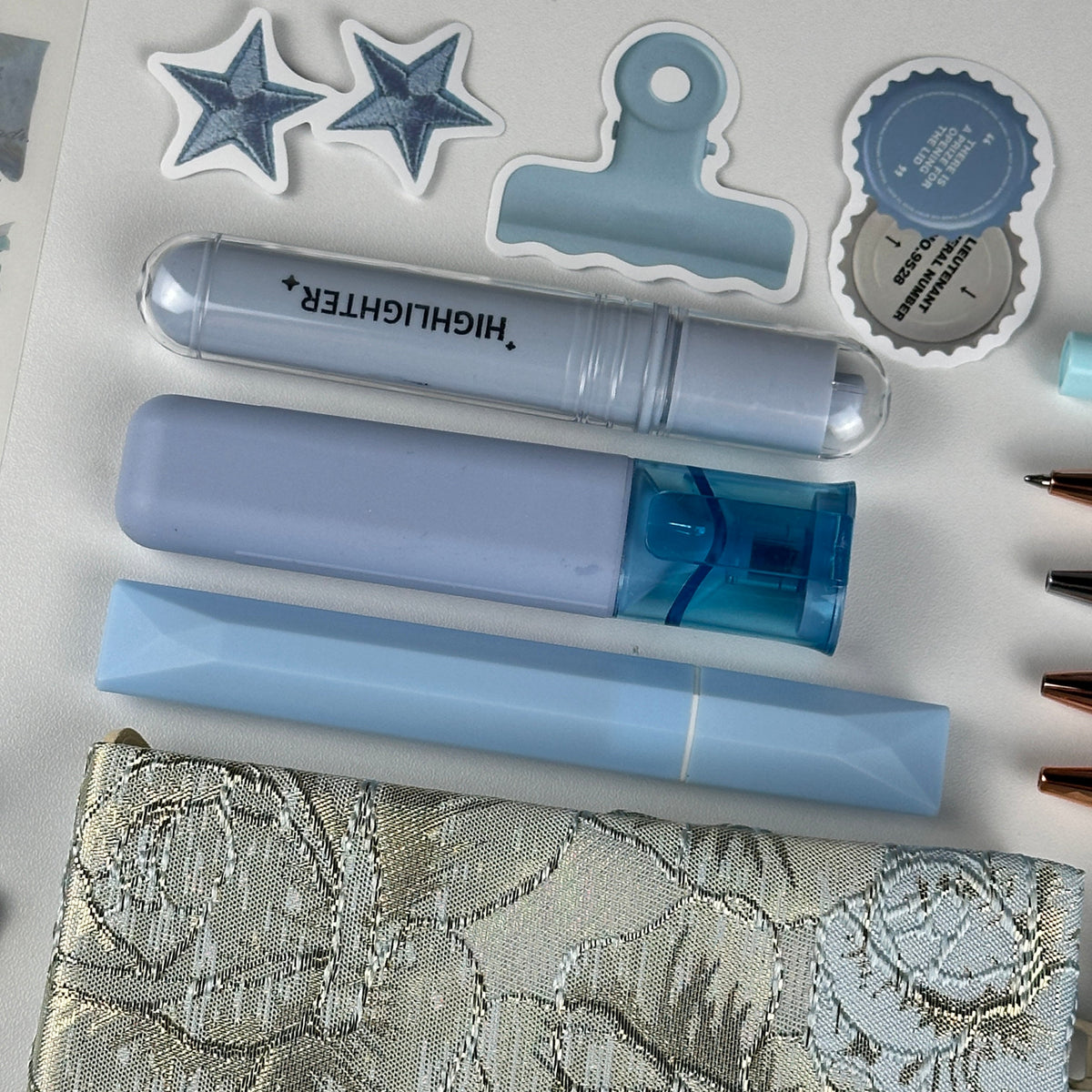 Silver Sky Box | Blue and Silver Stationery Gift Set