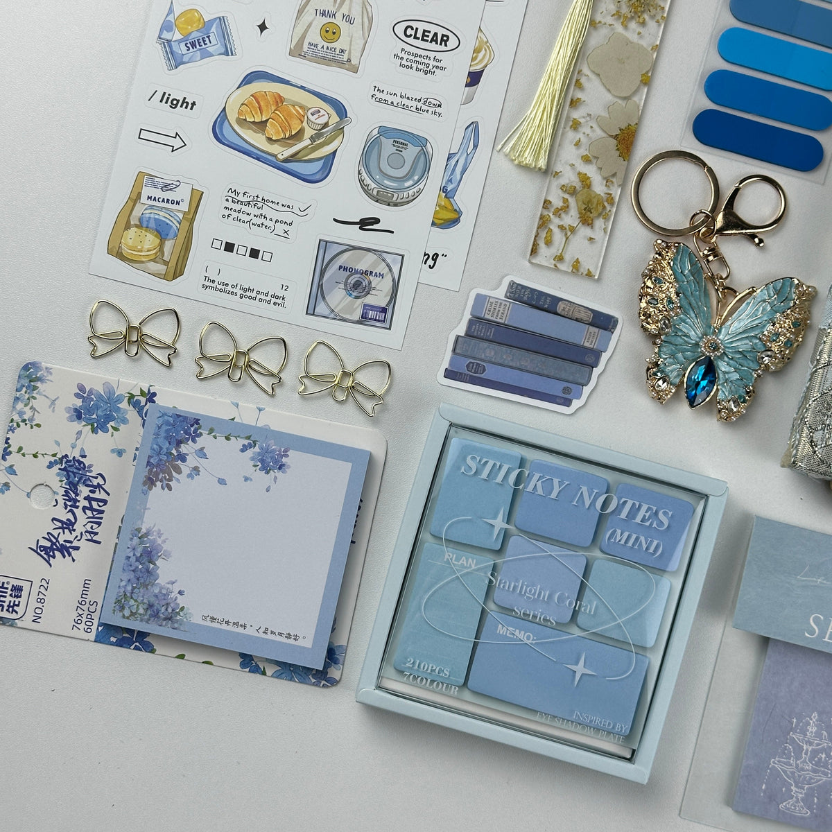 Silver Sky Box | Blue and Silver Stationery Gift Set