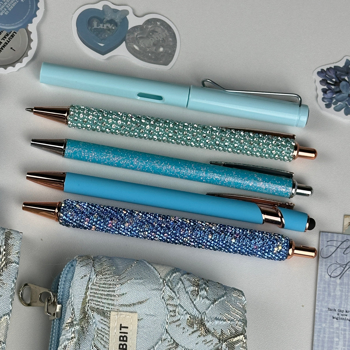 Silver Sky Box | Blue and Silver Stationery Gift Set