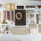 Cocoa Pearl Box | Brown Stationery Gift Set